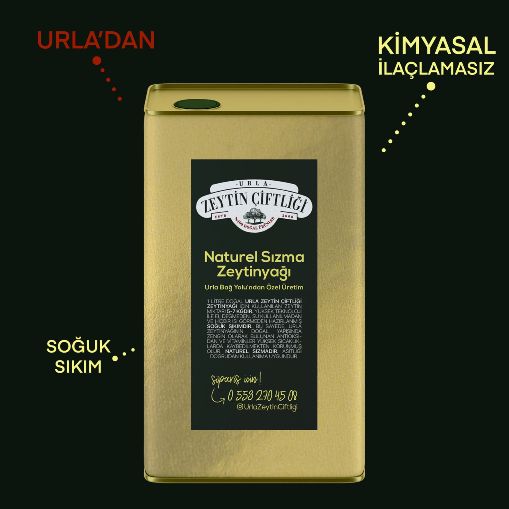 Naturel Sızma Zeytinyağı